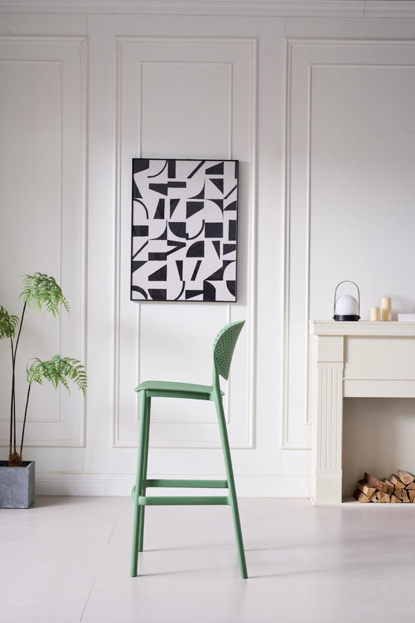 Butaco Alto Rio, Color Verde Olivo, Diseño Moderno