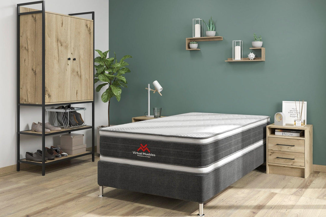 Combo para Habitación Acis, incluye Base Cama sencilla.