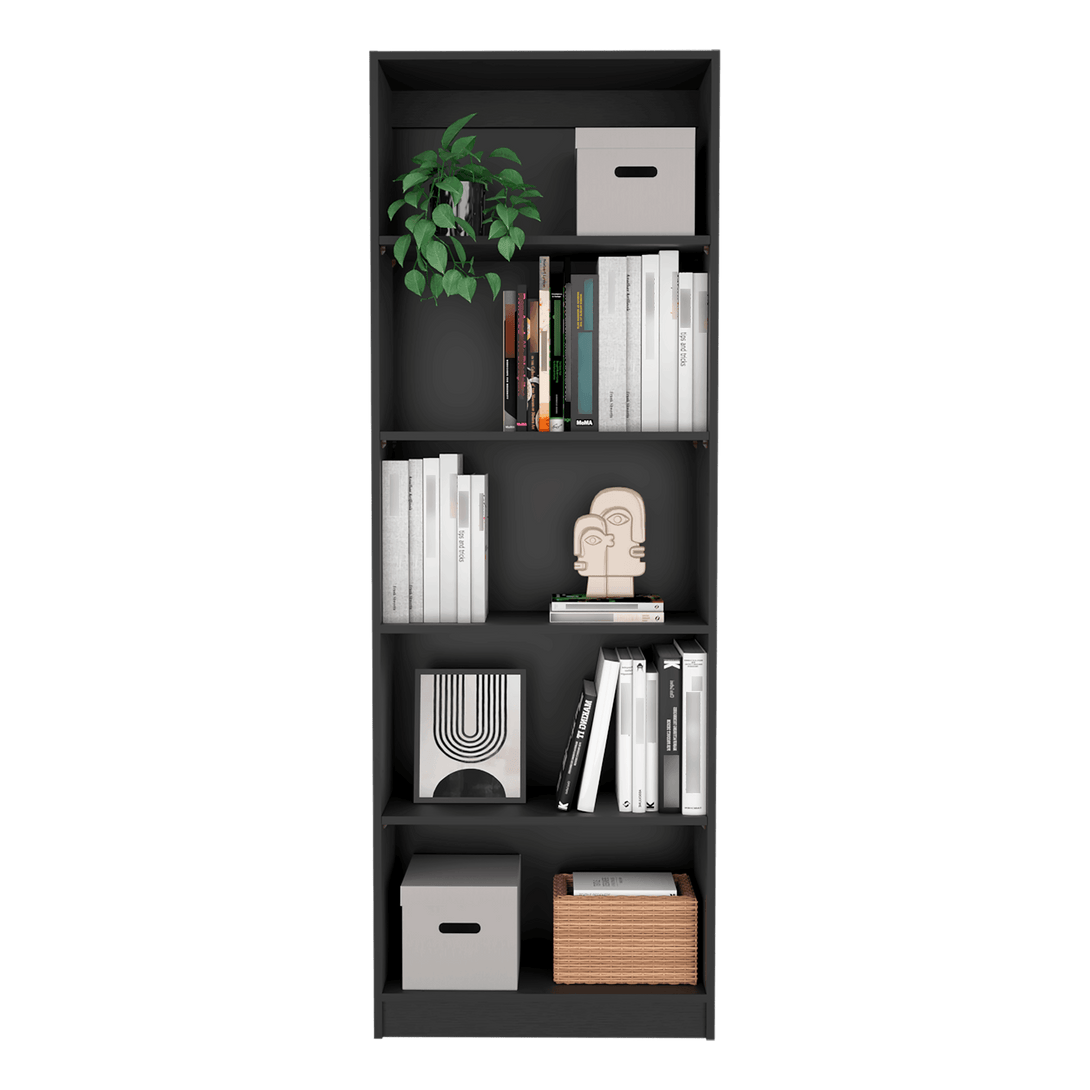 Combo de Bibliotecas Home,Wengue, Incluye Tres Bibliotecas y Tres Complementos - VIRTUAL MUEBLES