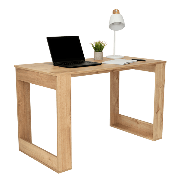 Escritorio Elora, Café Claro, Ideal Para Espacios de Trabajo - VIRTUAL MUEBLES