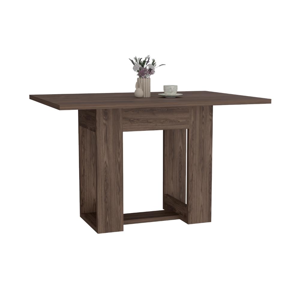 Comedor Volder, Chocolate, con Amplia Superficie – Maximuebles
