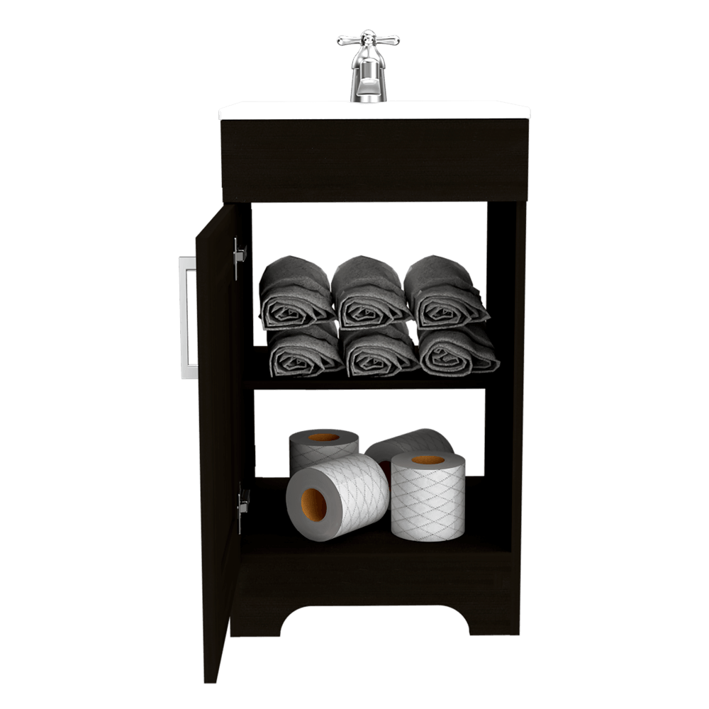 Mueble Lavamanos Apolis color Miel Para Baño.