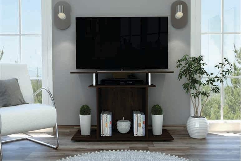 Mesa para TV Lisboa color Chocolate para Sala.